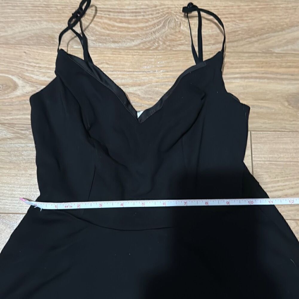 Mikey and joey black peplum top size small - Picture 2 of 5